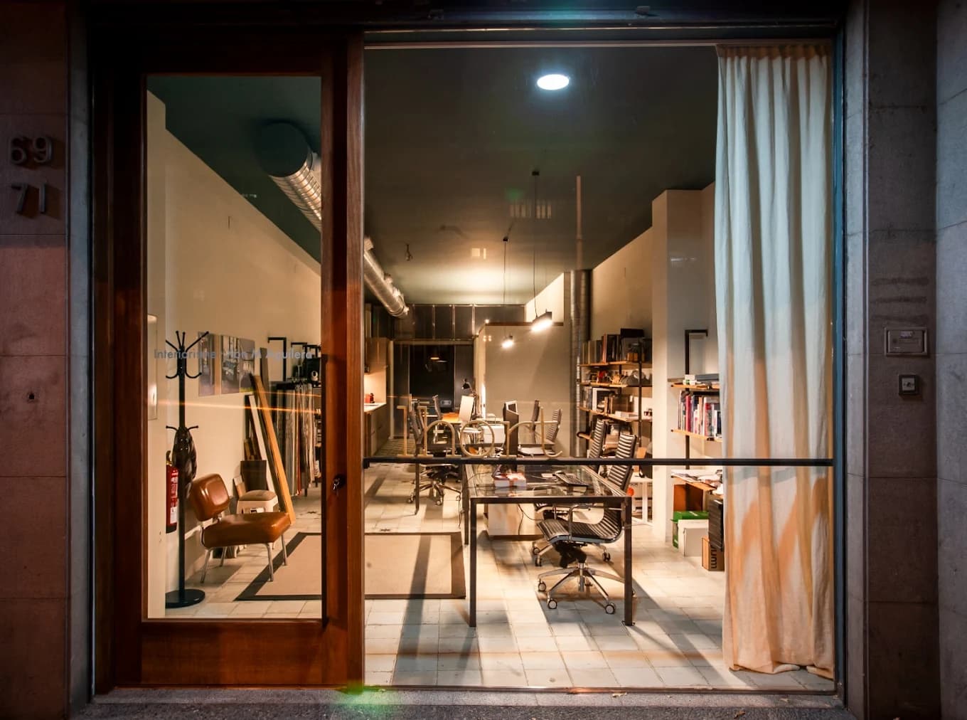 Interior del estudio